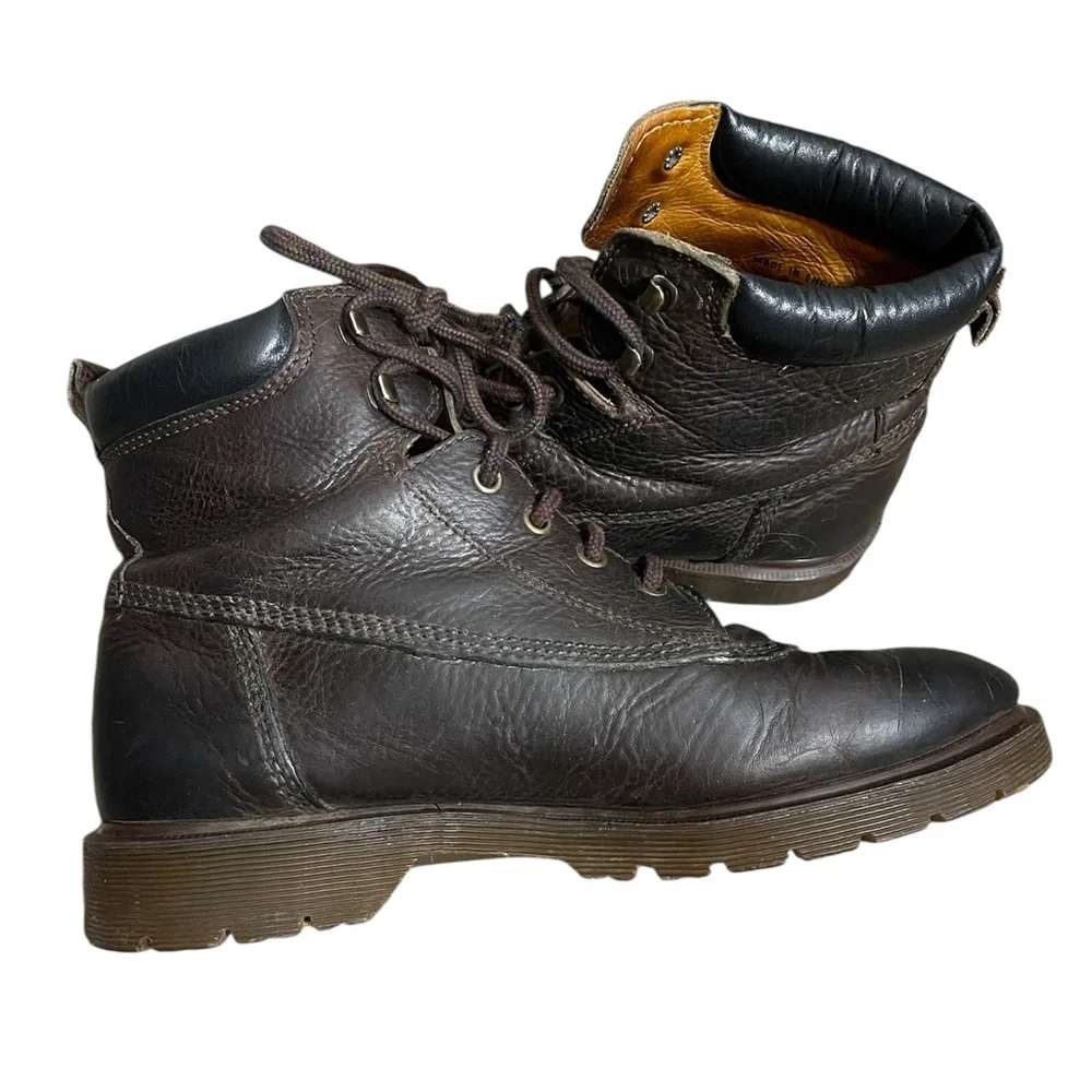 Dr. Martens 80’s 90’s Vintage Brown leather boots men’s 8126 made in England